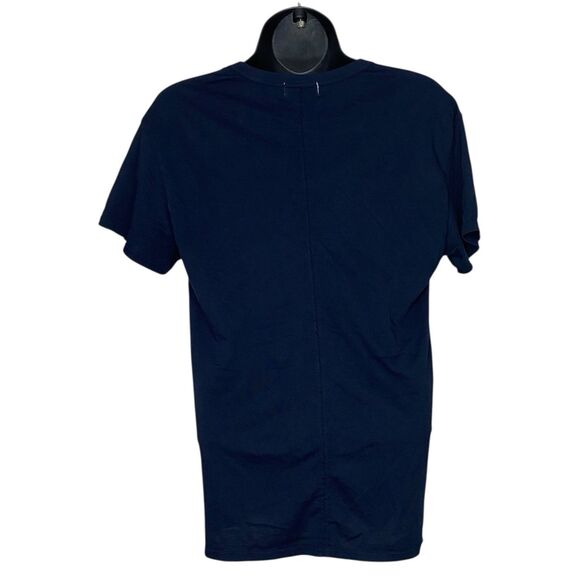AG Adriano Goldschmied Womens S Henson Tee Navy Blue T-Shirt Casual Preppy NEW - Picture 2 of 8